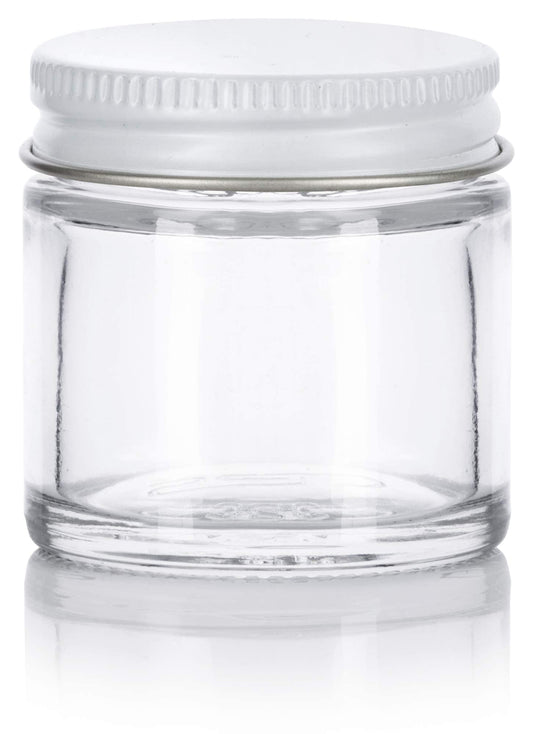 Straight Sided Storage Glass Jars with Airtight Glass Lids